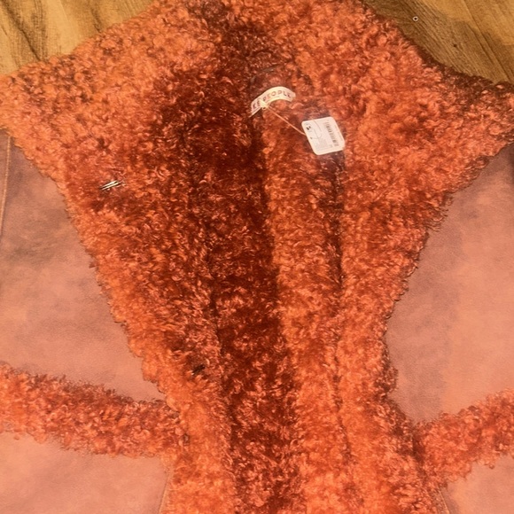 NWT FREE People Kiki Sherpa Jacket Medium - Picture 5 of 8